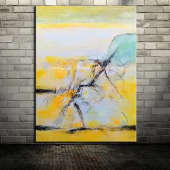 

Frameless Picture Handpainted Canvas Paintings Arts Poster Modern Abstract Oil Painting Wall Pictures For Living Room Home Decor
