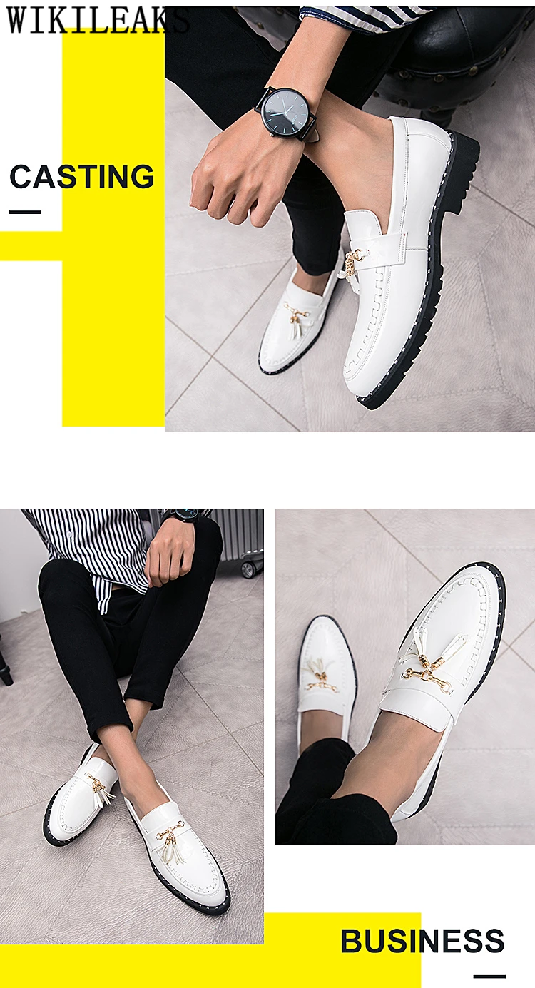 white wedding shoes for men italian brand elegant shoes for men fashion party shoes for men zapatos de hombre de vestir formal