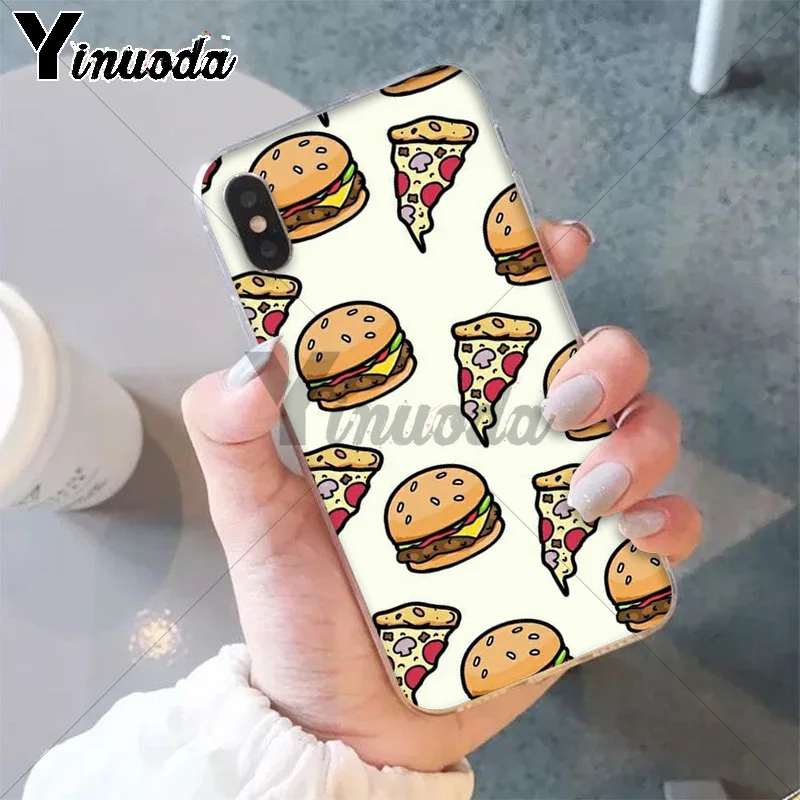 Cute food french fries burger pizza