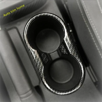 

Lapetus Interior Refit Kit Fit For MG ZS 2018 - 2020 ABS Matte / Carbon Fiber Style Front Seat Water Cup Holder Frame Cover Trim