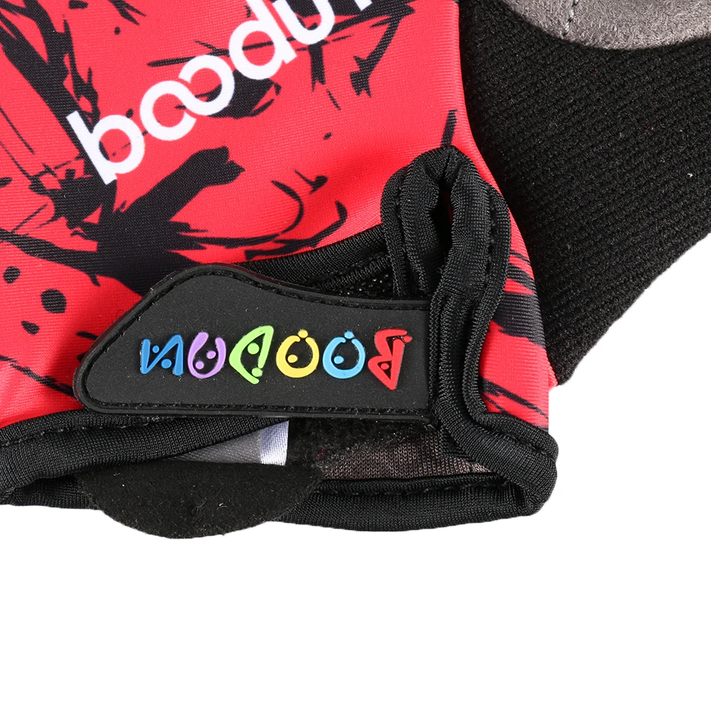 Детские перчатки с рисунками BOODUN, защитные детские противоскользящие перчатки для занятий спортом, бодибилдинг, фитнес-перчатки для тяжелой атлетики