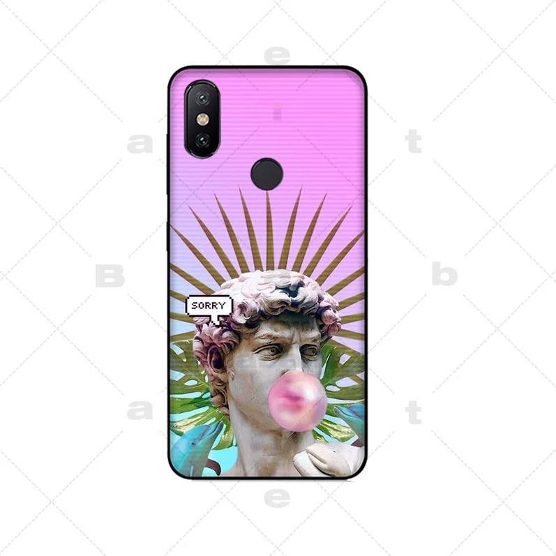 Vintage David Graphic Phone Cases For iPhone XS XR XS Max X 6 6S 7 8 Plus 5 5S SE Black Soft TPU Phone Back Cover Coque