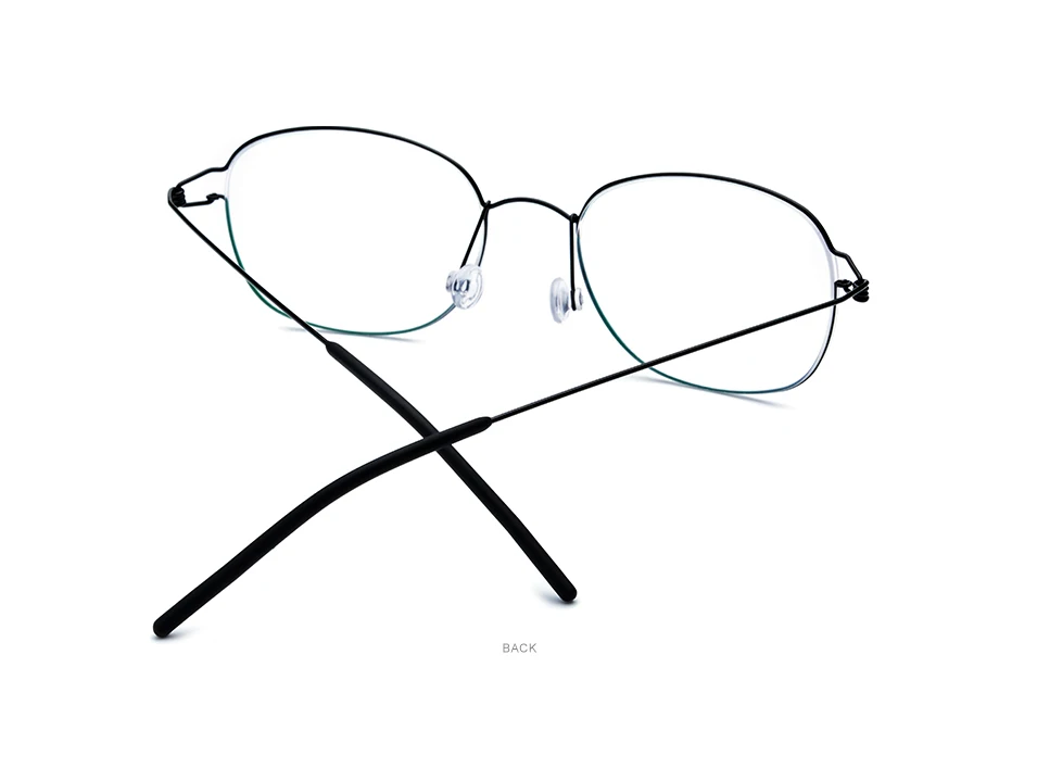 Оптические очки из титанового сплава, оправа для мужчин, новые очки по рецепту, корейские женские брендовые дизайнерские очки без винтов для близорукости 98618