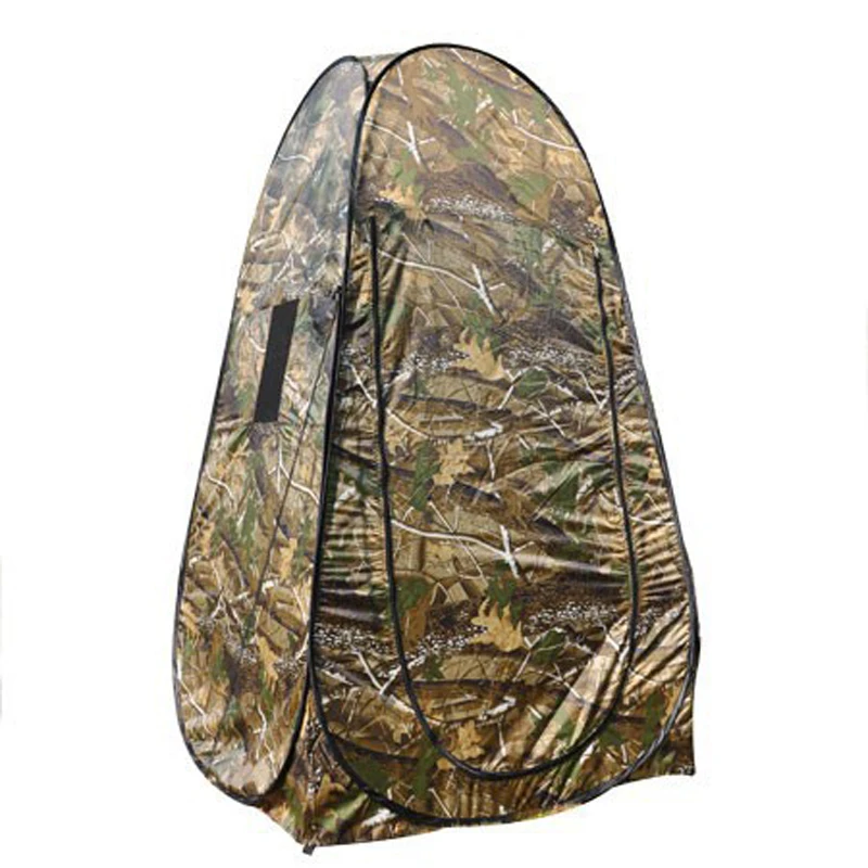 8 PCSLOT Portable Camouflage Privacy Shower Toilet Camping Pop Up Tent Camouflage Dressing Tent