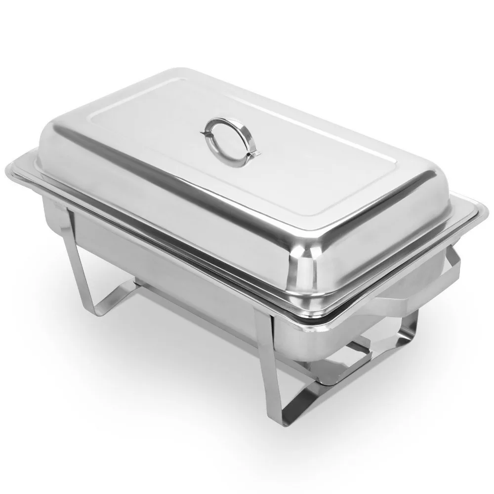  4 Pack Stainless Steel Buffet Set Round in Home & Garden Kitchen Tool - 33006559680