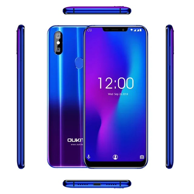 Oukitel U23 6 18 Notch Display Mobile Phone 6gb 64gb Wireless Charge Android8 1 Mtk6763t Helio P23 Octa Core Face Id Smartphone Cellphones Aliexpress