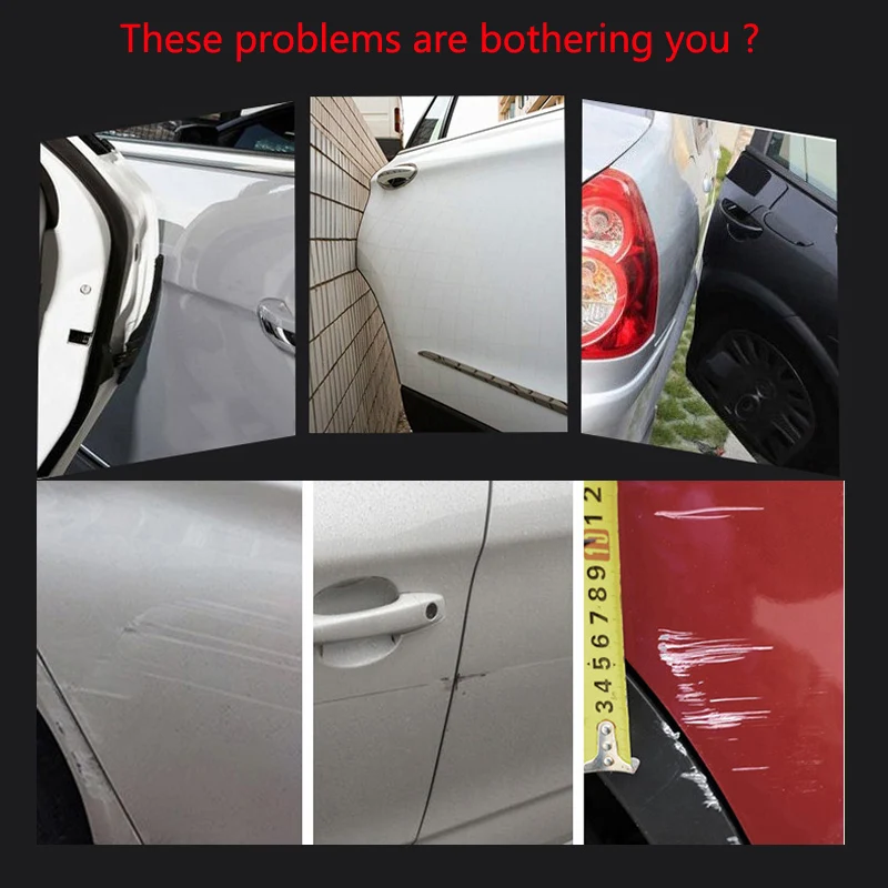 car number plate 2019 New Open The Door Car Anti Collision Auto Door Collision Avoidance Stick Rubber Strip Decoration Stickers Car Accessories car decal stickers