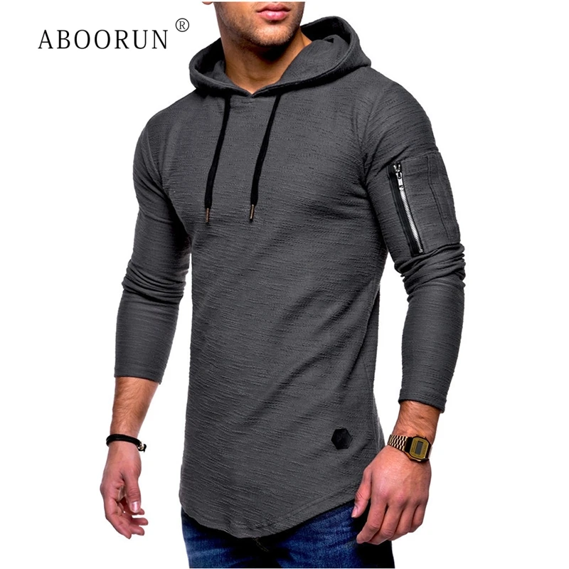 

Men's Bamboo Fiber T Shirt Mens Spring Summer T-Shirt Top Mens Long Sleeve Cotton T-Shirt Bodybuilding Folding T-Shirt Men R1519
