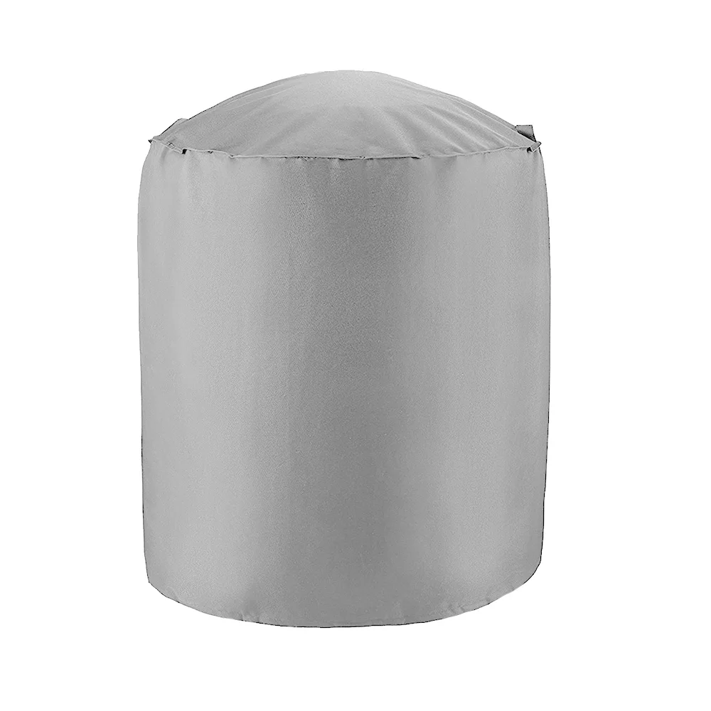 Черный водонепроницаемый Шашлык Гриль барбекю защита от пыли купол крышка Открытый дождь Barbacoa для газа уголь электрический барбекю - Цвет: Серый