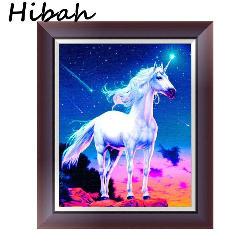 

Diamond Embroidery DIY Diamond Picture Crystal Unicorn Diamond Cross stitch Rhinestone Decoration