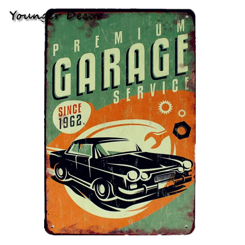 My Garage мои инструменты правила винтажный Декор для дома бара автомобиля газовое