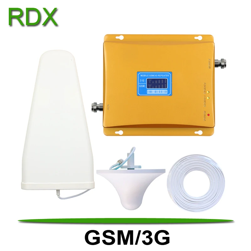 

Cellphone Dual Band 900 2100 Signal Repeater LCD Display Mobile Phone 2G GSM900 3G W-CDMA 2100mhz UMTS Signal Booster Amplifier