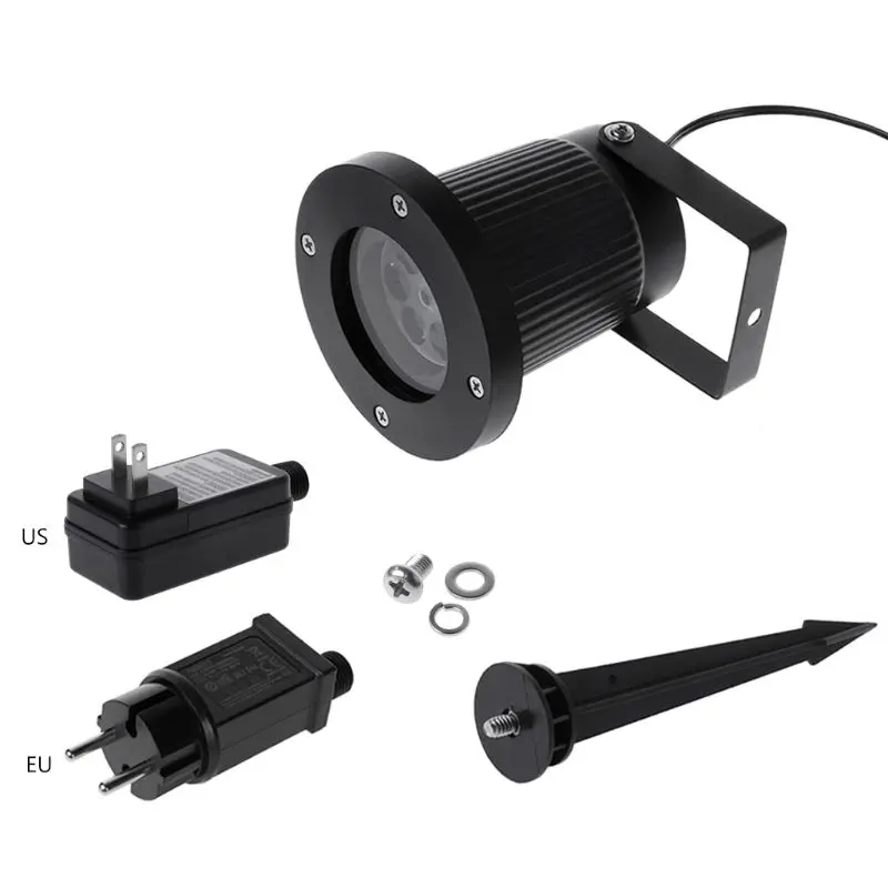 

2018 New Waterproof LED Stage Light Christmas Snowflake Laser Pattern Projection Lamp