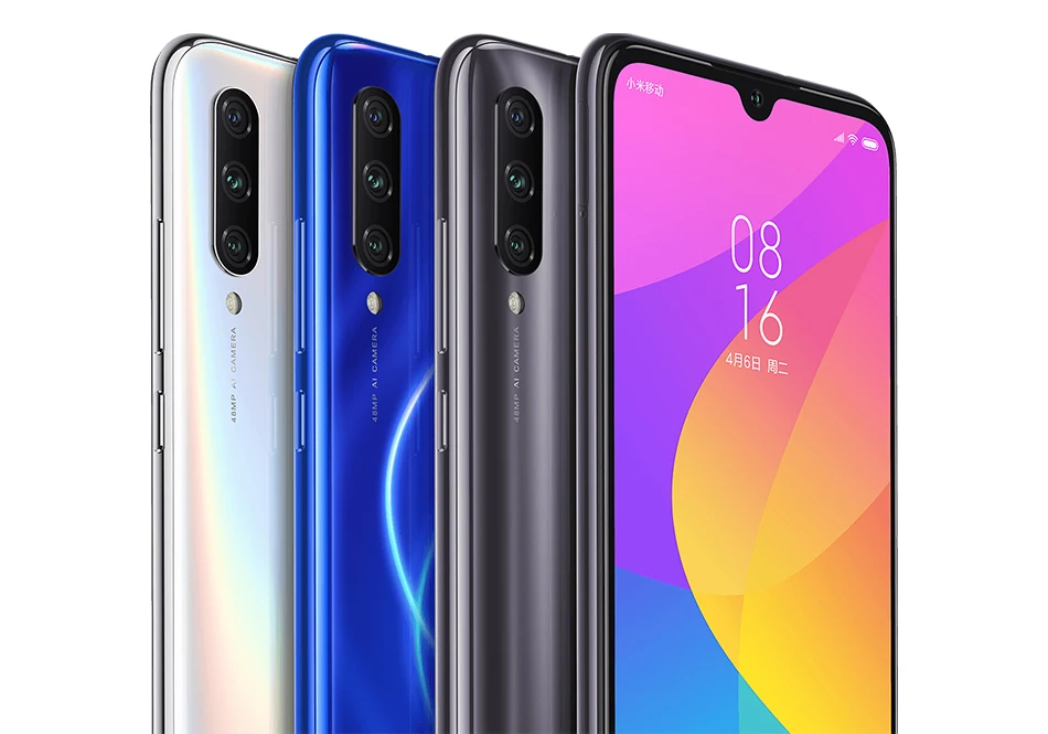 Xiaomi Mi CC9e 6 ГБ 128 Гб мобильный телефон CC 9E Snapdragon 665 Восьмиядерный 6,08" полный экран 48MP AI Тройная камера s 32MP фронтальная камера