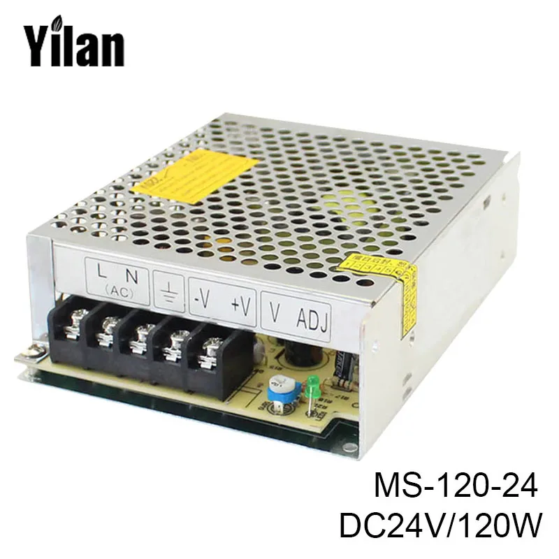 

MS-120-24 2016 Hot Sale 24V 10A 120W Switching Power Supply 120 Watts Power Adapter 24V LED Strip Transformer