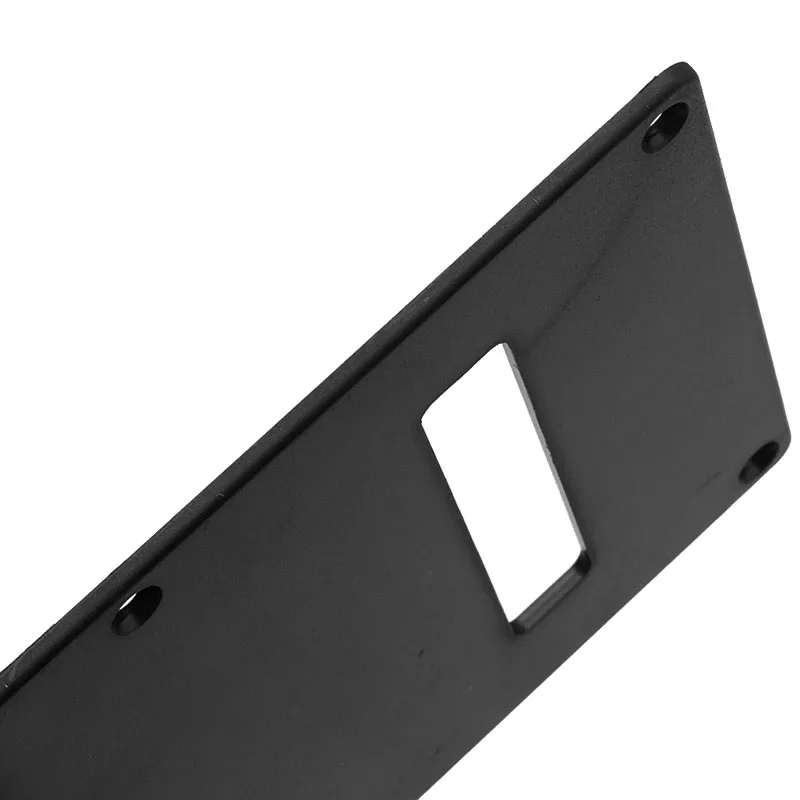 

Single Ply Back Plate Rear Tremolo Cover No Screws for Electric Guitar Black