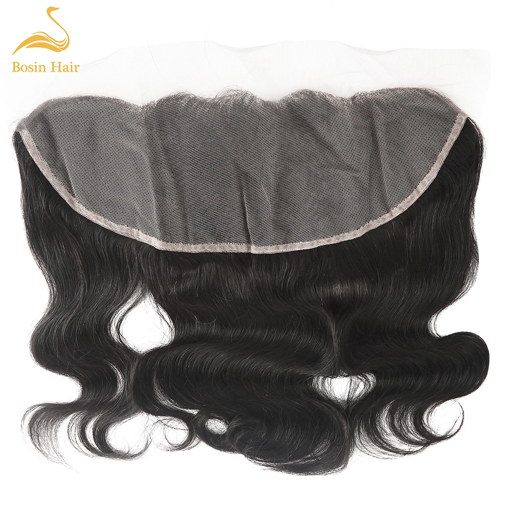 

Bosin Peruvian Body Wave Bundles With Frontal Free Part 3 Bundles With Frontal Non Remy Human Hair Bundles With Frontal Closure