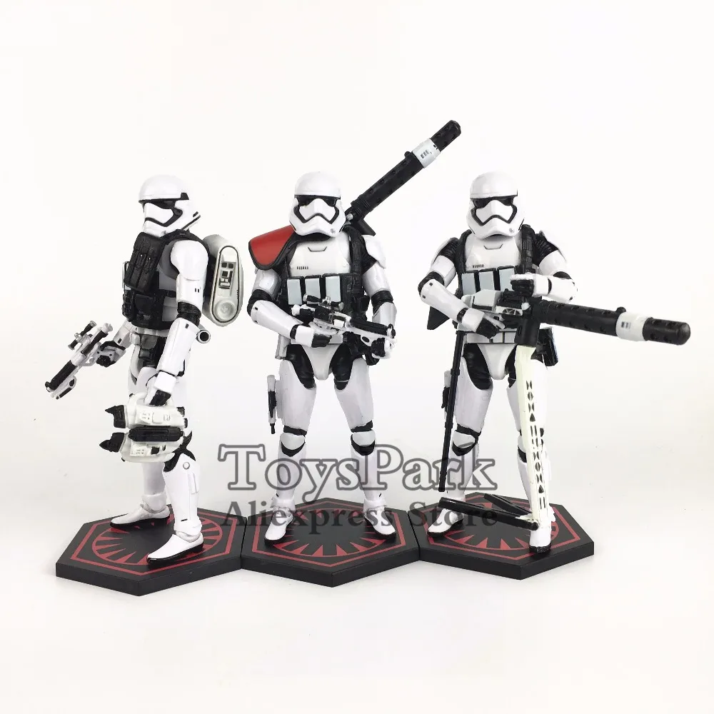 

Star Wars Elite Imperial Soldiers 6" Action Figure First Order Heavy Gunner Scout Squad Leader Army Builder KO Black Series Toys