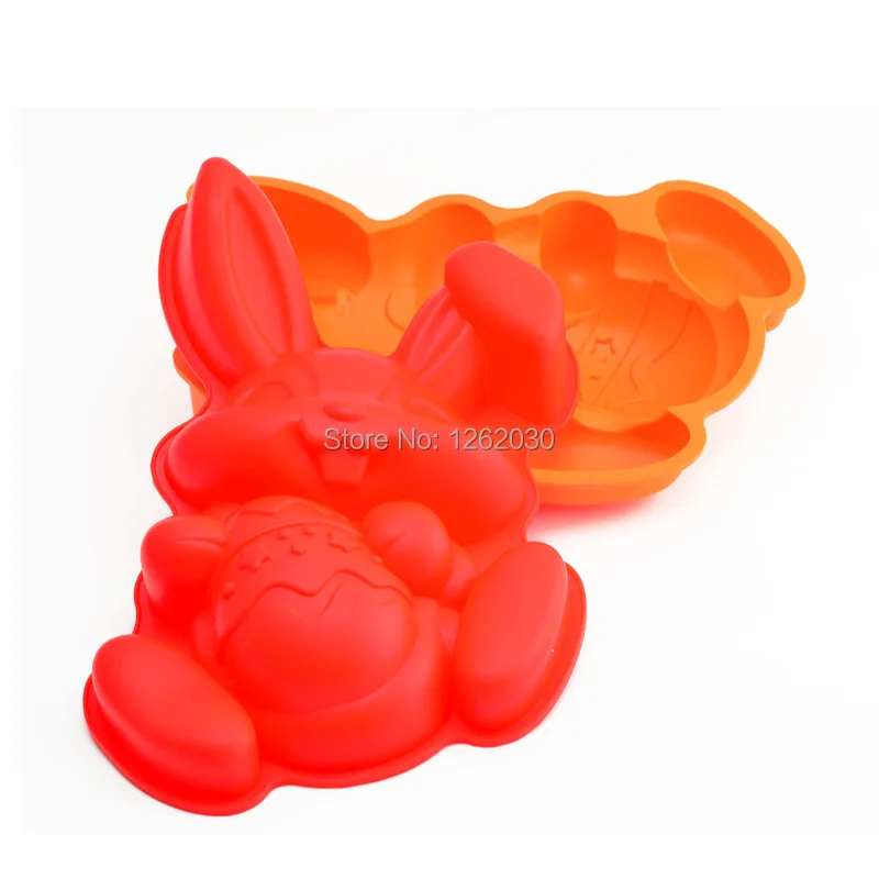 Силиконовая форма для выпечки с большим Кроликом 30*20 см|mold bakeware|mold bigmold silicone mold |