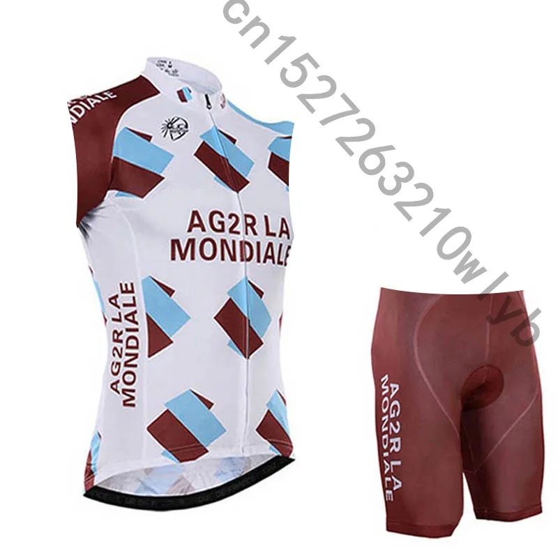 

Pro Team Cycling Clothing /Road Bike Wear Racing Clothes Quick Dry Men's Cycling Sleeveless Jersey Set Ropa Ciclismo Maillot