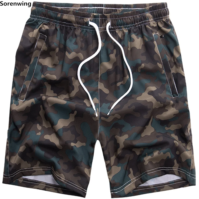 

Plus size 8XL camouflage Boardshorts Breathable Beach Shorts Men Swimwear Trunks Siwmsuits Mens Bathing Suits Sportswear 8851