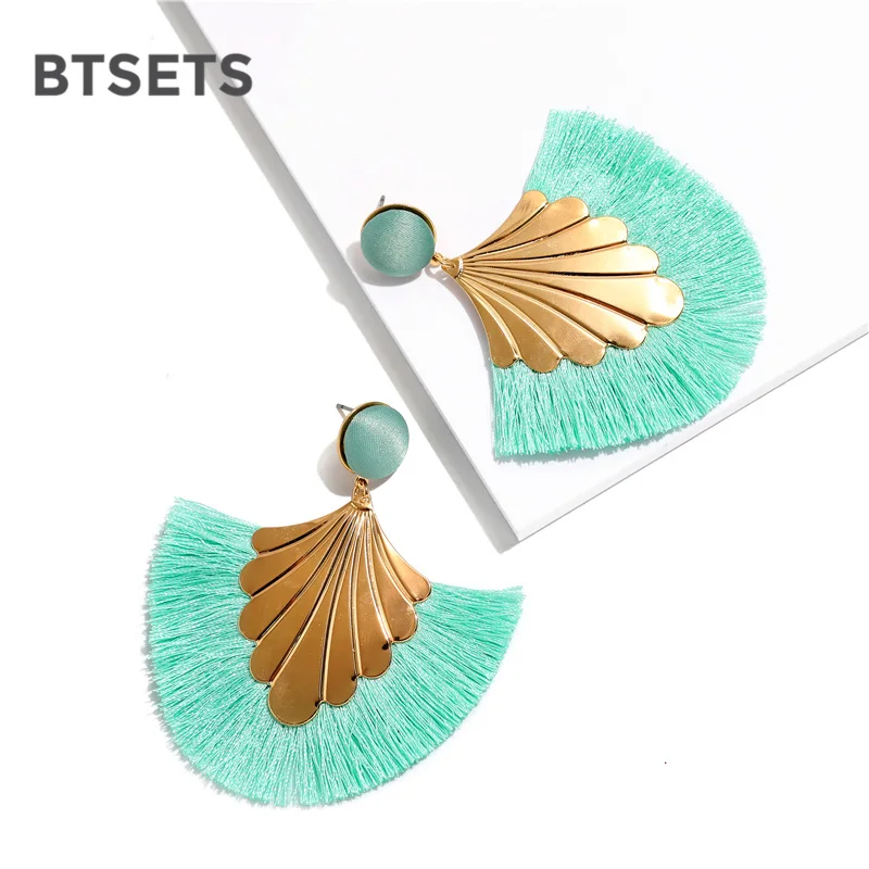 

Statement Tassel Earrings for Women Oorbellen Party Wedding Earrings Hanging Fringe Dangle Drop Earrings Female Jewelry