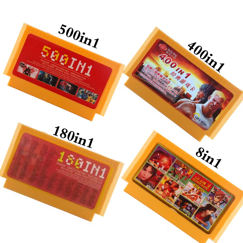 500 in 1 game cartridge Video Games Memory Cards 180 400 in 1 8 Bit 60 Pins Console For Nintendo game classic FC game cards 8in1 цена 500 in 1 game cartridge Video Games Memory Cards 180 400 in 1 8 Bit 60 Pins Console For Nintendo game classic FC game cards 8in1 цены онлайн
