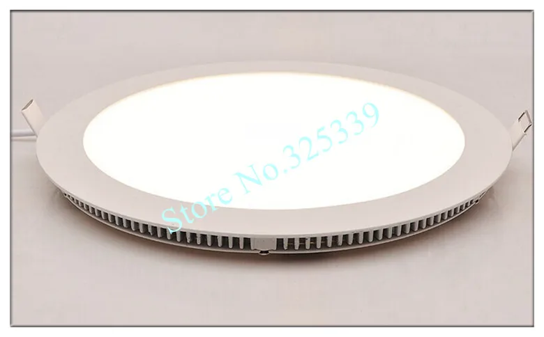 10 шт. круглые светодиодные панели 9 Вт 810LM AC90-265V 2835 SMD Точечный светильник, лампочка Точечный светильник освещение