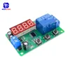 Module de relais de commande de retard de minuterie 12V 1 CH, commutateur de carte d'alimentation 4 Bits, Module de relais d'affichage de Tube numérique LED ► Photo 1/6