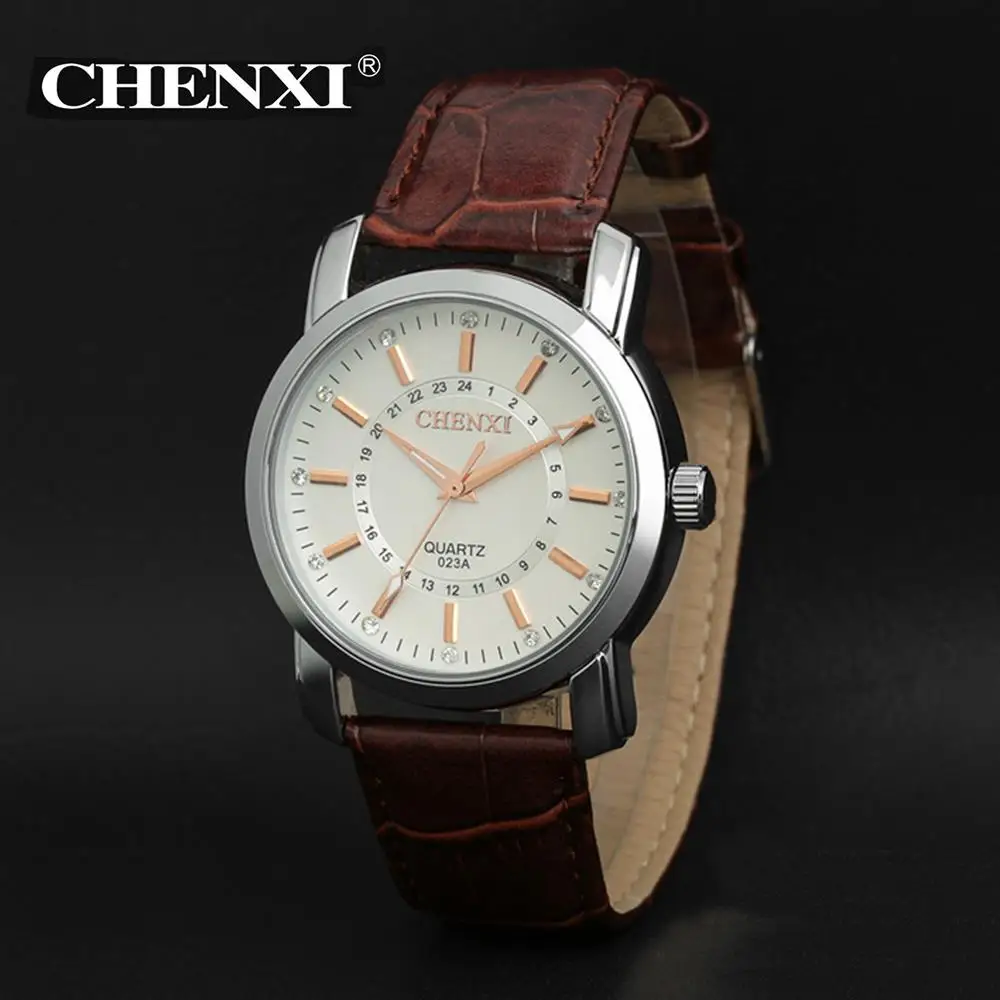 

2018 Exquisite fashion Korean style popular simple men women leather quartz watches Relojes para hombre
