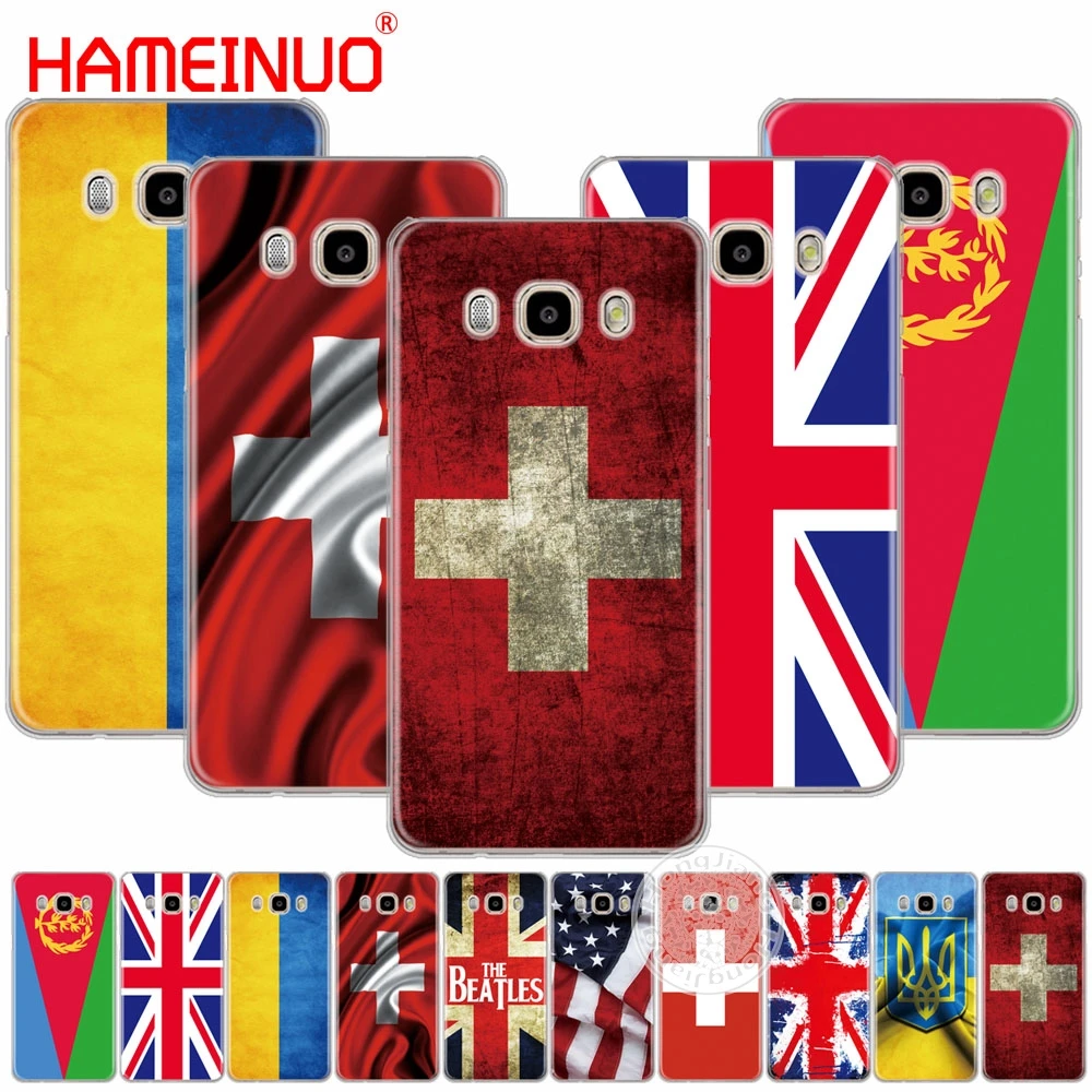HAMEINUO Эритрея Швейцария украинский Флаг Великобритании чехол для телефона Samsung
