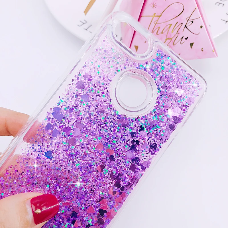 

5 s Case Love Heart Stars Glitter For iPhone 8 X Xr Xs Max 5 SE 6 S 7 8 Plus Phone Case Dynamic Liquid Quicksand Soft TPU Cover
