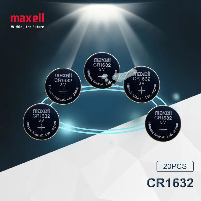 20 шт. Maxell CR1632 1632 DL1632 3 в литиевые батареи батарея для монет