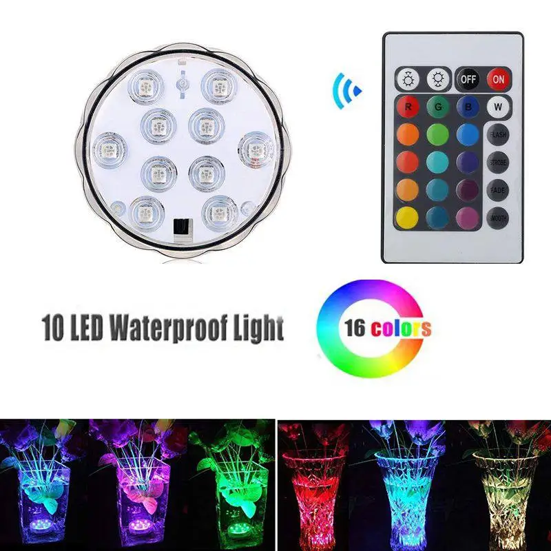 

New Colorful Aquarium LED Diving Lights Submersible Fish Tank Decor Light Clear Waterproof Underwater Automated Aquarium Lamp