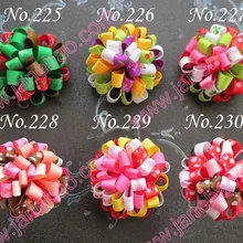 45 шт заколка для волос в форме цветка петельная бант для волос для девочек популярные аксессуары для волос