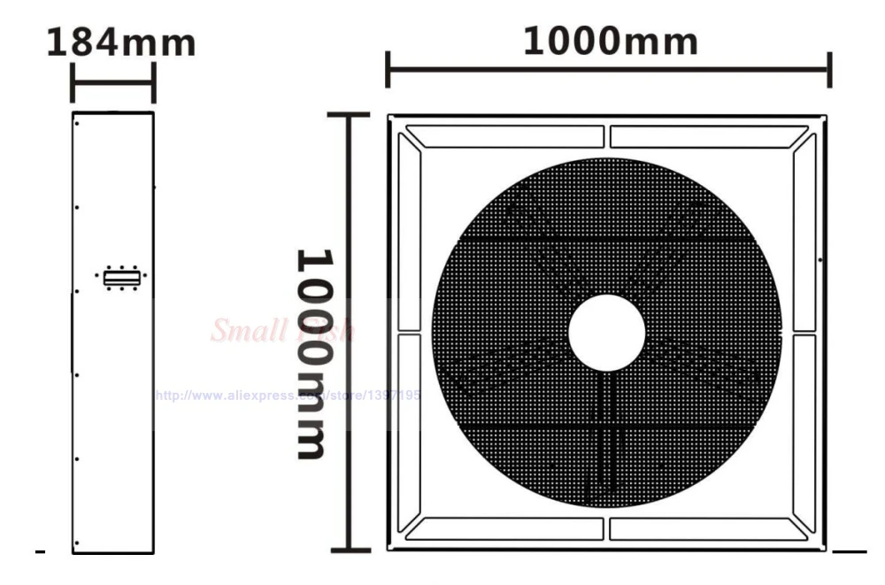 Новая музыка DJ световое оборудование высокое Скорость звука 120 W светодиодный супер Вихрь Стадия лампы профессиональной Дискотека KTV