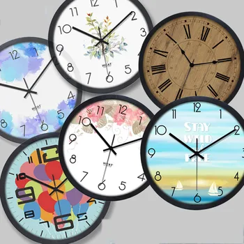 

Digital Wall Clock Modern Design Vintage Retro Mechanism 3d Clock Wall Watches Home Decor Kitchen Silent Clock Living Room 5Q205