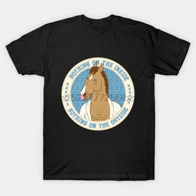 Мужская футболка с коротким рукавом ничего обеих сторон Bojack для женщин и мужчин