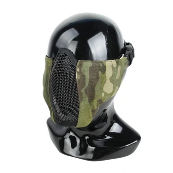 

Airsoft Paintball PDW Soft Side 2.0 Tictical Half Face Mesh Ma sk MTP Metal mesk Mask TMC2589 MTP