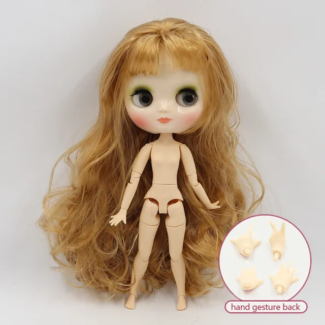 Кукла Middie blyth 20 см, шарнирное тело с жестом руки 1/8 bjd, модные куклы, фабричная Обнаженная - Цвет: -BL3504