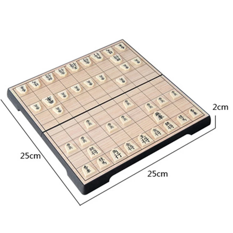 Пластиковый 9*9 японский Шахматный набор Go игровая коробка с 40 шт. портативные Складные Магнитные Шашки Leap Shogi дорожные настольные игры
