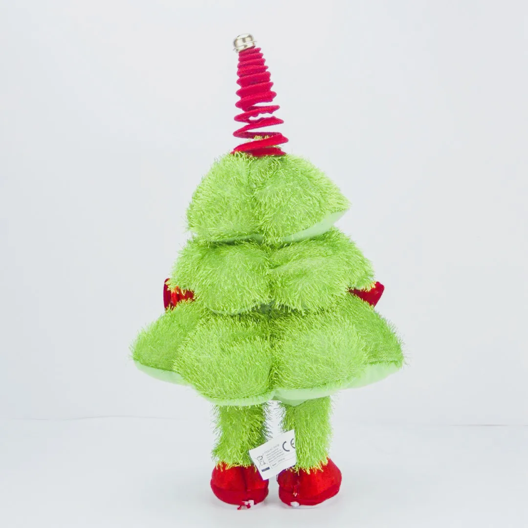 Dancing Christmas Doll Electric Music Christmas Snowman Elk Tree Santa Claus Play Sax Plush Doll Kids Christmas Gift