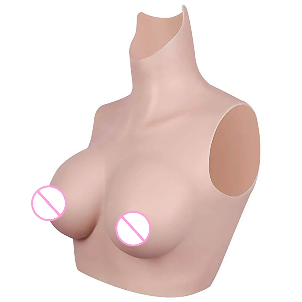 

KOOMIHO Realistic Silicone Boobs with Silk Cotton Blood Streak Firmer Breast Forms Enhancer Crossdresser Drag Queen Trandsgen 4G