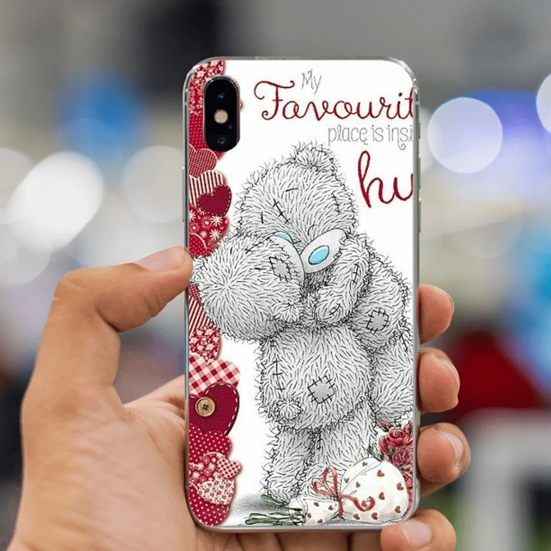 Силиконовый чехол для телефона для iphone XS Max чехол Tatty Teddy Me To You Bear чехол для телефона чехлы для iphone 4 5S SE 6S 7 8plus XR чехол