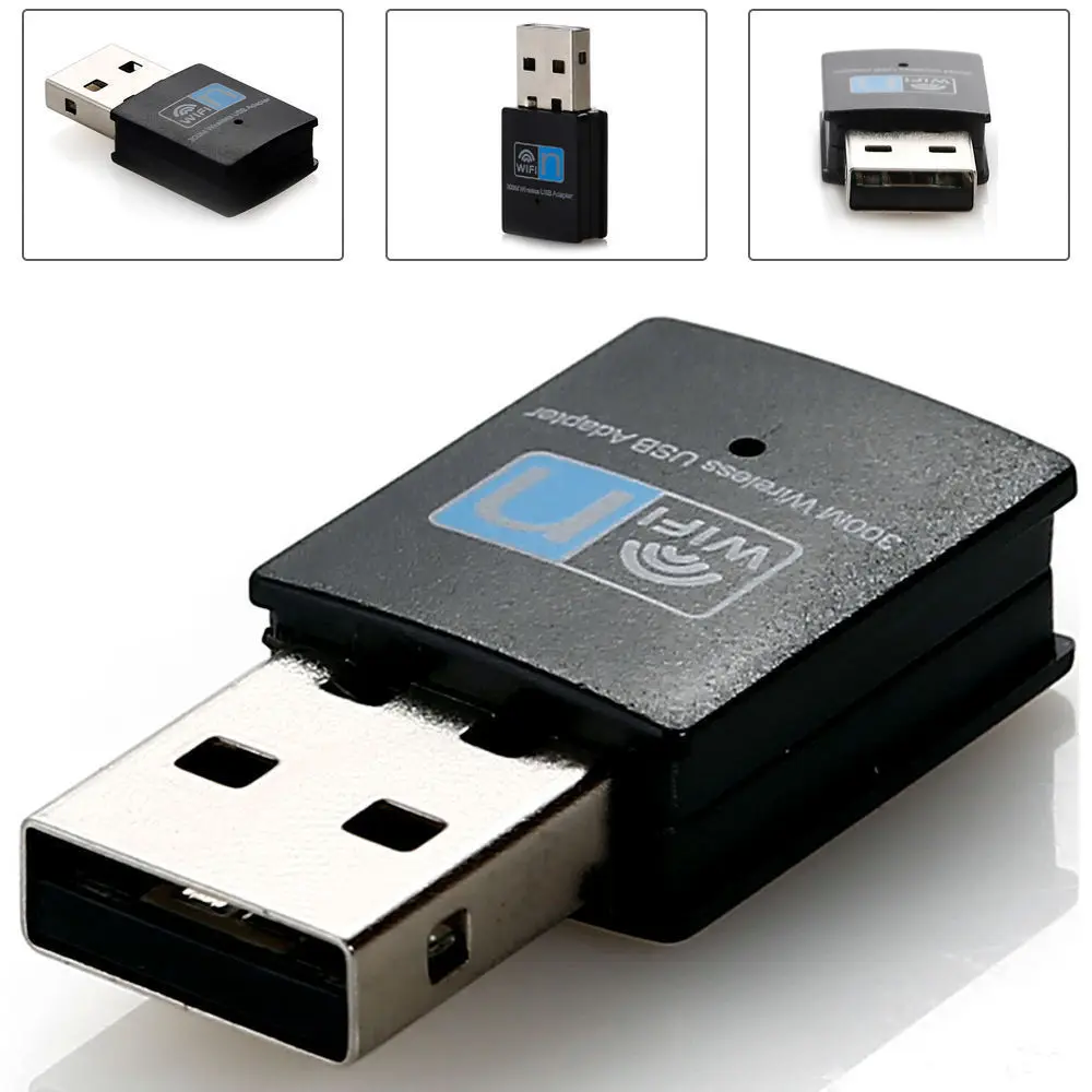 Новые компьютер Pc Wlan Wi-Fi 300 Мбит адаптер Dongle Придерживайтесь Antenne Usb Беспроводной Lan