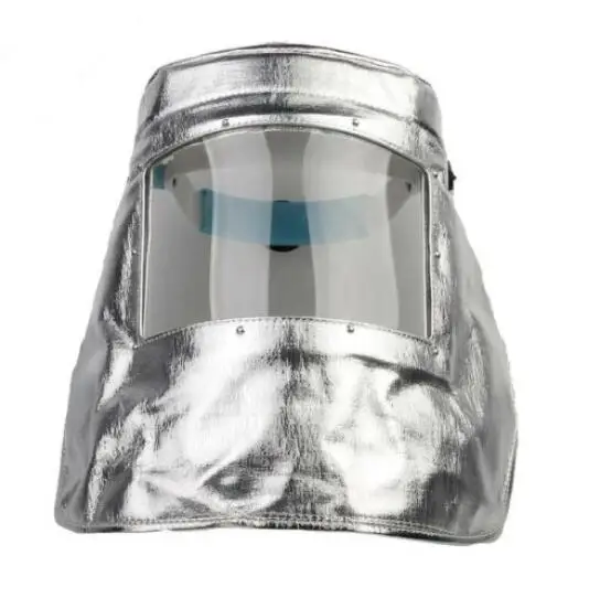 

Anti Thermal Radiation 1000 Degree Heat Resistant Aluminized Suit Fireproof Cap Head Cover