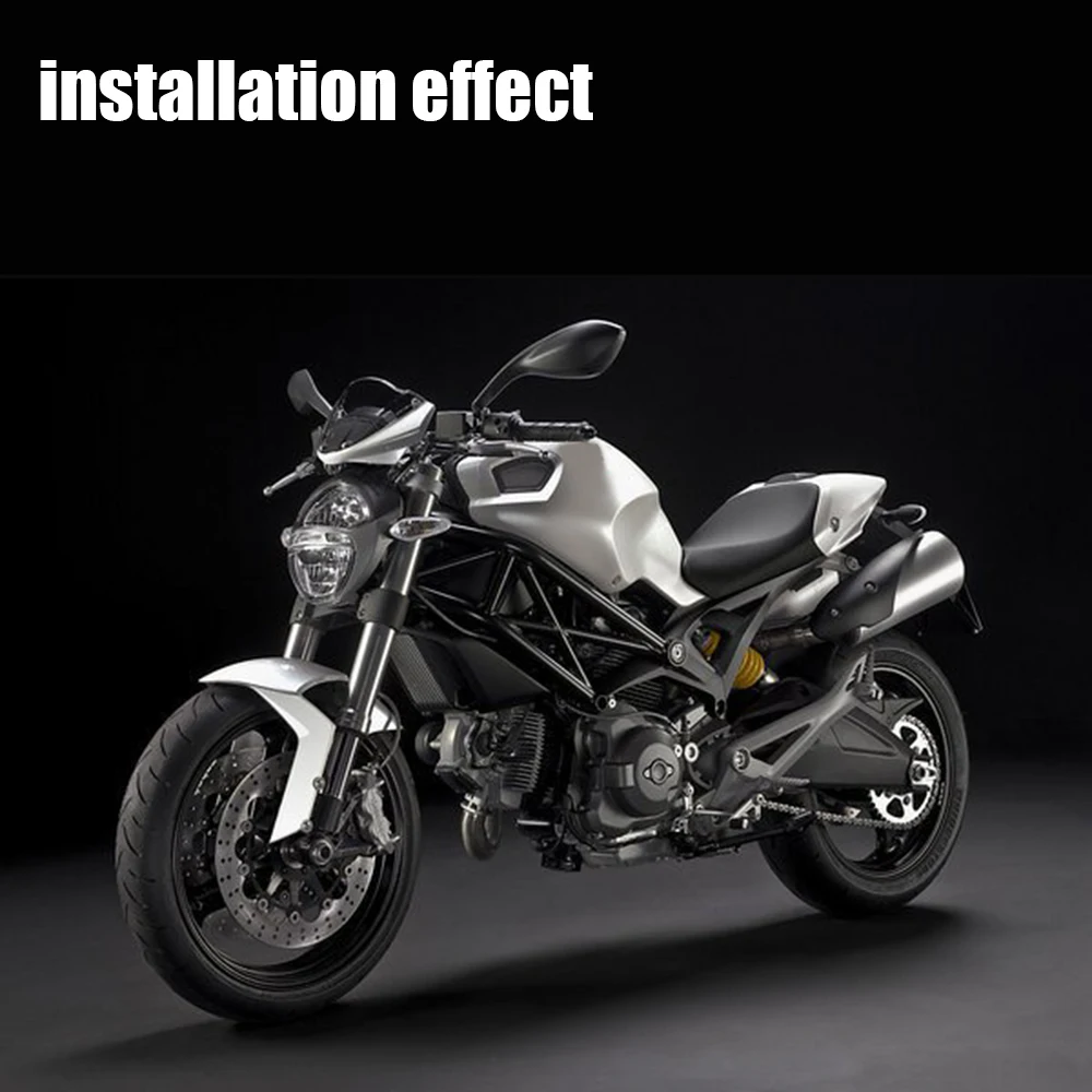 Зеркала заднего вида для поездок на мотоцикле Ducati Monster 659 696 796 1100/S/EVO 1100/S/EVO 2008 2009 2010 2011 2012 2013 зеркало заднего вида