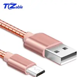 Micro USB Android Мобильный кабель передачи данных телефона мужчин и мужчин кабель зарядки и передачи синхронизации для vivo для OPPO 1 м