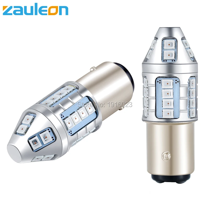 Zauleon 2 шт. 1157 BAY15D P21/5 Вт Красный СВЕТОДИОДНЫЙ Автомобильный задний фонарь лампы