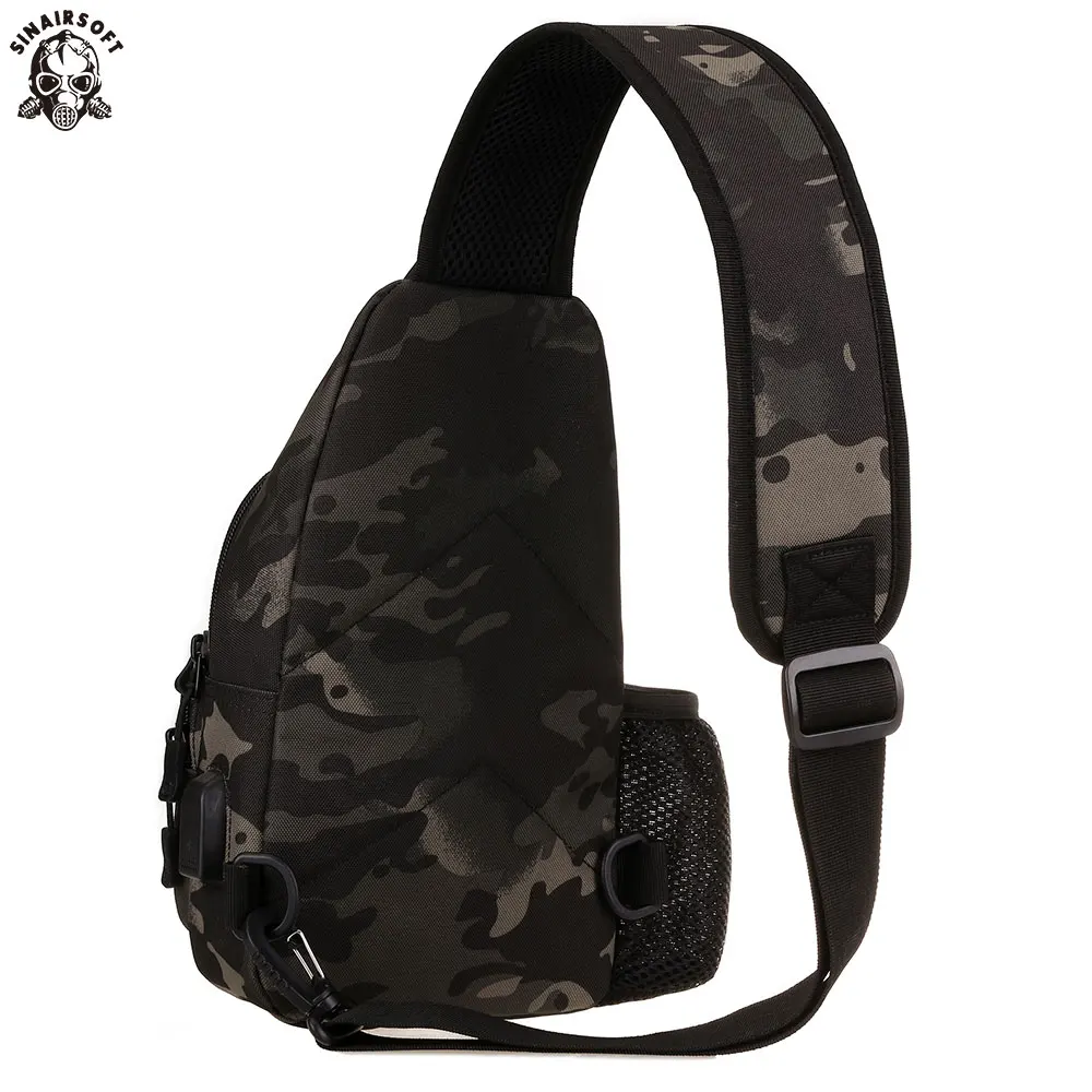  Outdoor Sports Bag Shoulder Travel Hiking Trekking Bag Cycling Climbing Backpack USB Charge Anti Th